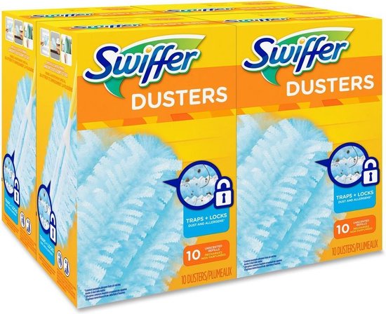 Recharge Swiffer Duster - 40 pièces - Recharge lingettes anti-poussière