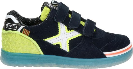 bol.com | Munich G-3 Velcro Jongens Sneakers - Blauw - Maat 29