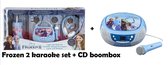 Disney Frozen 2 karaoke set + CD boombox