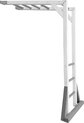 AXI Beach Tower Cadre d'escalade en bois en gris et blanc - Élément d'appoint pour Aires de Jeux - Accessoires d'escalade pour Aire de Jeux - 205,7 cm