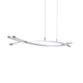 Briloner Leuchten URBAN WAVE Hanglamp - LED - 18W - Dimbaar - Aluminiumkleurig