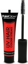 Paintglow - Haarmascara - Neon rood - 15ml