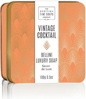 Scottish Fine Soaps Soap In A Tin Vintage Cocktail Bellini Zeep 100gr