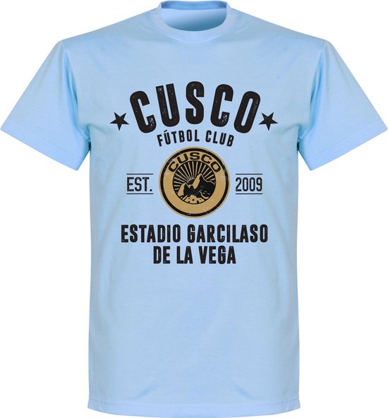 Cusco Established T-Shirt - Lichtblauw - S