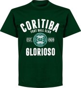 Coritiba Foot Ball Club Established T-Shirt - Donker Groen - XXL