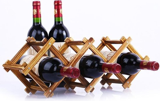 WiseGoods - Luxe Wijnrek - Wijnfles Houder Rode Wijn Display - Kast voor  Wijnflessen -... | bol.com