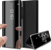 Samsung S20 Ultra Hoesje - Samsung Galaxy S20 Ultra Hoesje Book Case Spiegel - Zwart