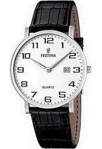 Festina Classic Horloge - Festina heren horloge - Zilver - diameter 40 mm - roestvrij staal