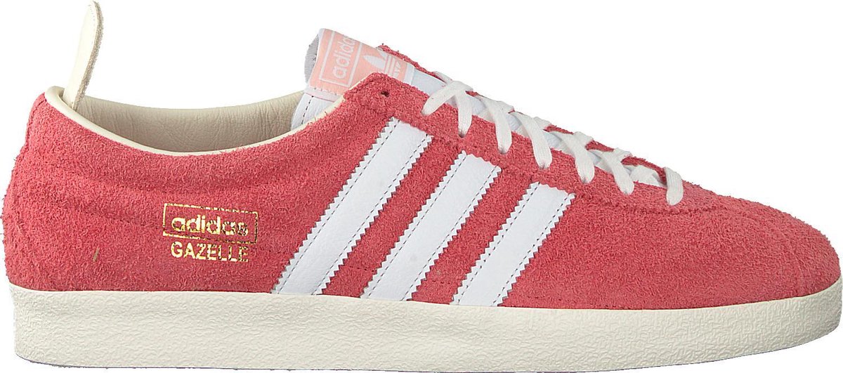 Adidas Gazelle Vintage W Lage sneakers - Dames - Rood - Maat 36⅔ | bol.com