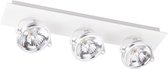Modern Drievoudig Opbouwarmatuur Wit - 3x G53 Max. 50W - Incl. Trafo Excl. Lichtbronnen