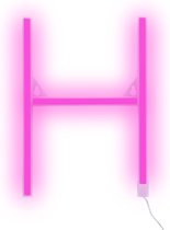 Neon LED Letter Roze Pink H