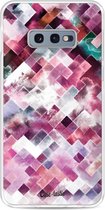 Casetastic Samsung Galaxy S10e Hoesje - Softcover Hoesje met Design - Watercolor Cubes Print