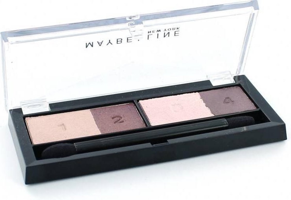 Maybelline Quads 02 Vivid Plum 4 tinten Paars Oogschaduw bol