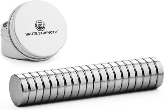 Brute Strength - Super sterke magneten - - 8 x 2 mm - 20 Stuks - Neodymium... | bol.com