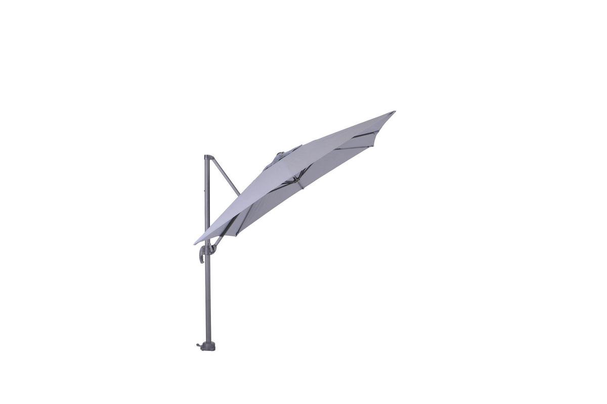 Garden Impressions Zweefparasol Hawaii S 250x250 - donker grijs - licht grijs – foto 8
