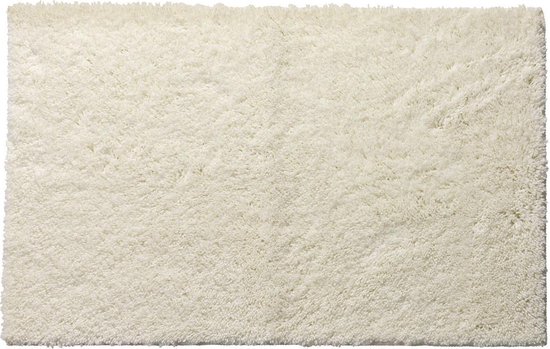 Lucy's Living Luxe badmat FUA Naturel– 50 x 80  cm – wit - beige – rechthoek - badkamer mat - badmatten -  badtextiel - wonen – accessoires