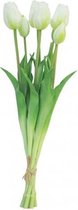 Tulpen Kunstbloemen - Bos met 7 stuks - Wit