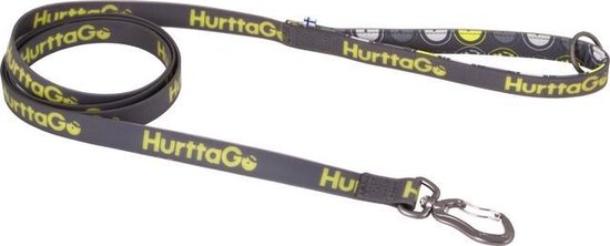 Hondenriem Hurtta - Go Hondenleiband -nylon - storm grey - 1,5/180 cm