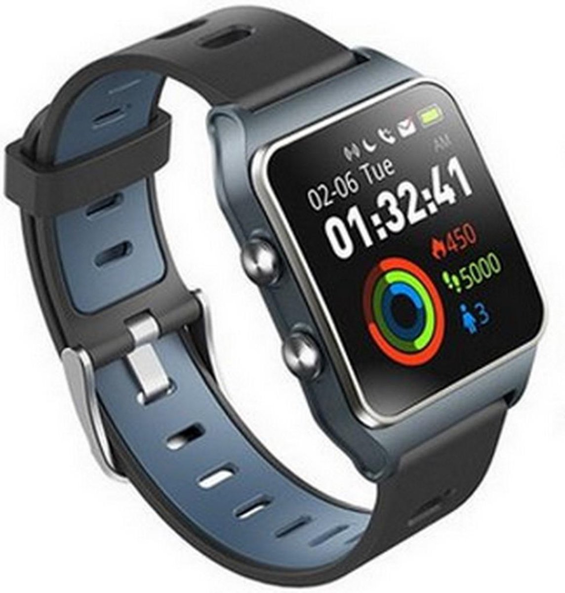 Dokter enthousiasme lijden Sport horloge BR3 - Smart watch - GPS - Stappenteller - hartslagmeter -  Waterbestendig... | bol.com