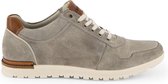 Travelin' Scotton - Sportieve Leren Herensneaker - Licht Grijs Leer - Maat 41