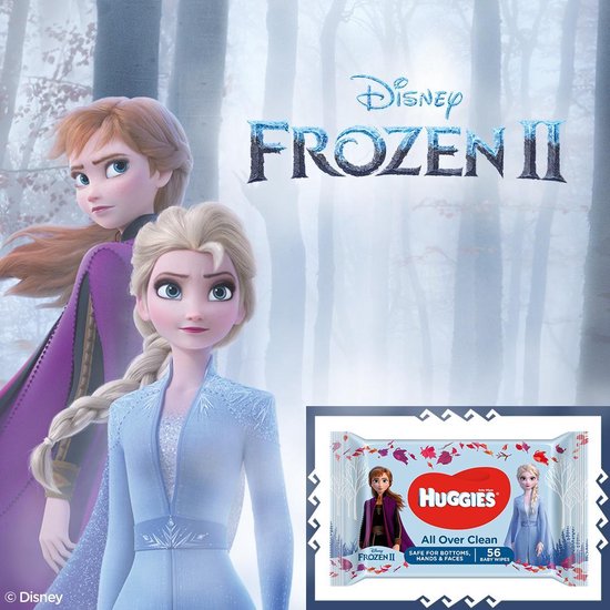 Huggies billendoekjes Disney Frozen 56 x 10 doekjes - Huggies