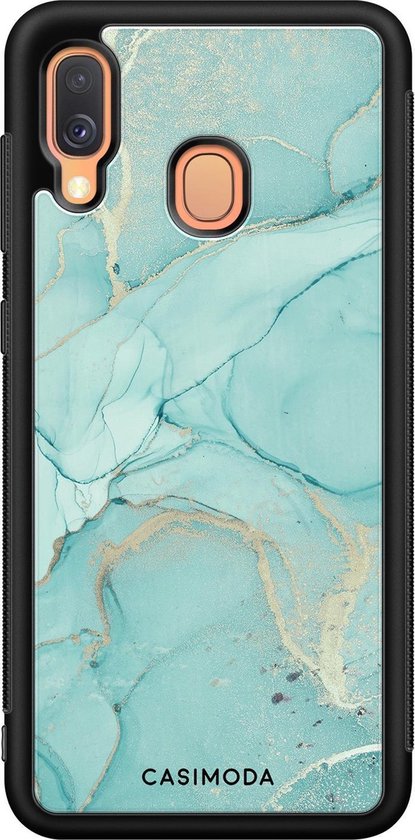 informeel Verborgen wat betreft Casimoda Telefoonhoesje - Back Cover - Geschikt Voor Samsung Galaxy A40 -  Groen En Mint | bol.com