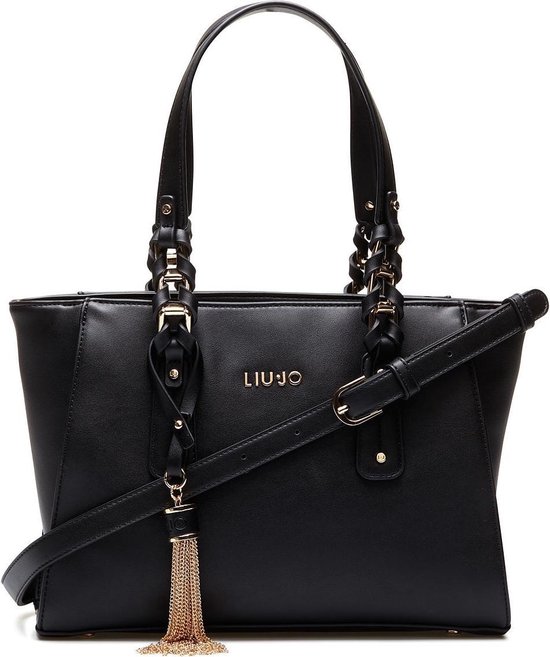 Liu Jo Dames Handtassen Ragg Boston Bag - Zwart | bol.com