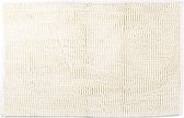 Lucy's Living Luxe badmat POL White– 50 x 80 cm -  wit - creme - badkamer mat - badmatten -  badtextiel - wonen – accessoires