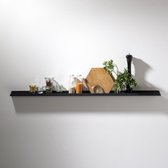 WELD & CO – SOLID 04 Wall Shelf – Wandplank van metaal – ANTRACIET - 148x8x4cm