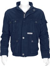 T'riffic Storm Jack Canvas coat 100% katoen Marine - Maat S