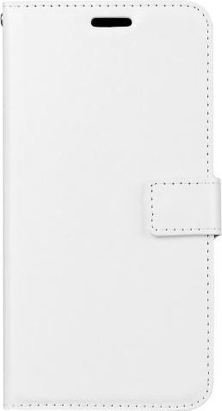 Bookcase Geschikt voor: Samsung Galaxy Xcover Pro - Wit - portemonnee hoesje