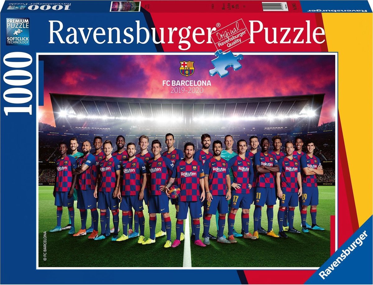 Ravensburger Puzzle FC Barcelone 2019/2020 - puzzle - 1000 pièces | bol.com
