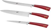 Berkel Elegance Rosso Chef-messenset 3-delig