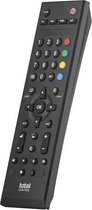 TOTALE BEDIENING URC1745 - Universele 4-in-1 afstandsbediening voor tv, dvd en Blu-Ray, satelliet, kabel, DTT, videorecorder - zwart