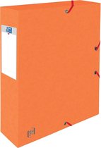 Elba elastobox Oxford Top File+ rug van 6 cm, oranje