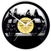 Vinyl klok hippie bus – lp wandklok - Met geschenkverpakking