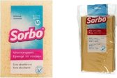 Sorbo wonderzeem + viscosespons M | Sorbo streeploos schone ramen | Wonder zeem | Zeem + spons combo van Sorbo