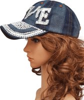 Thannaphum Donkere Jeans Strasscap Love