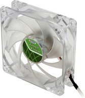 Titan Green Vision ventilator (case fan) voor in de PC met Z-Axis lager en super stil - 92 x 92 x 25 mm