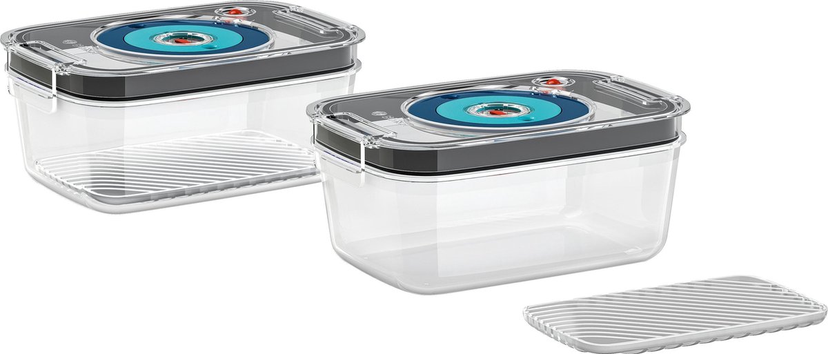 Bosch vacuum accessoire 2x 1 l bewaardozen