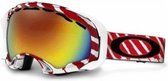 Oakley Splice Shaun White Signature White Red Goggle - Fire Iridium Polarized