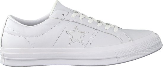 Converse Heren Lage sneakers One Star Ox Heren - Wit - Maat 40 Converse Heren Lage sneakers One Star Ox Heren - Wit - Maat 40