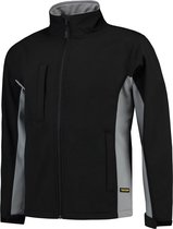 Tricorp Softshell Bicolor 402002 - Mannen - Zwart/Grijs - M