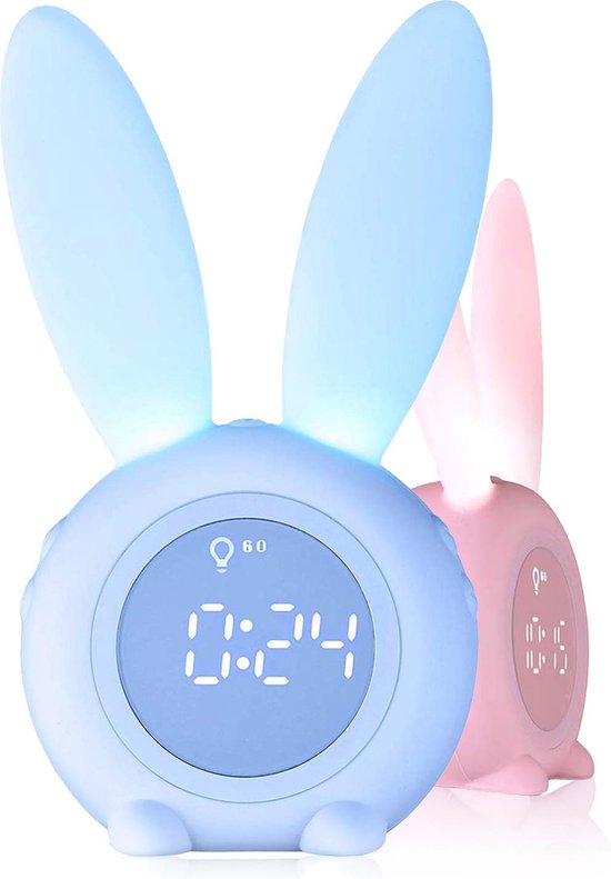 Vader jas Ondraaglijk FettleLife Bunny Mia Wekker - Slaaptrainer voor Kinderen - Digitale  Kinderwekker -... | bol.com