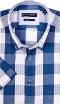 Giordano Korte mouw Overhemd - 106302 Blauw (Maat: XL)