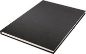 Kangaro - Dummyboek - A4 - zwart - 160 blanco pagina's - hard linnen cover - K-5305