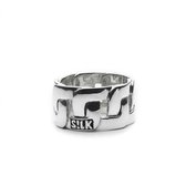 SILK Jewellery - Zilveren Ring - Vishnu - 121.17 - Maat 17