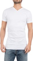Alan Red Heren T-shirt Vermont Extra Lang Wit V-Hals 2-Pack - M