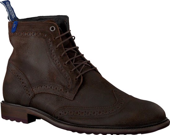Floris Van Bommel Heren Veterboots 10506 Bruin Maat 43+ Floris Van Bommel Heren Veterboots 10506 Bruin Maat 43+