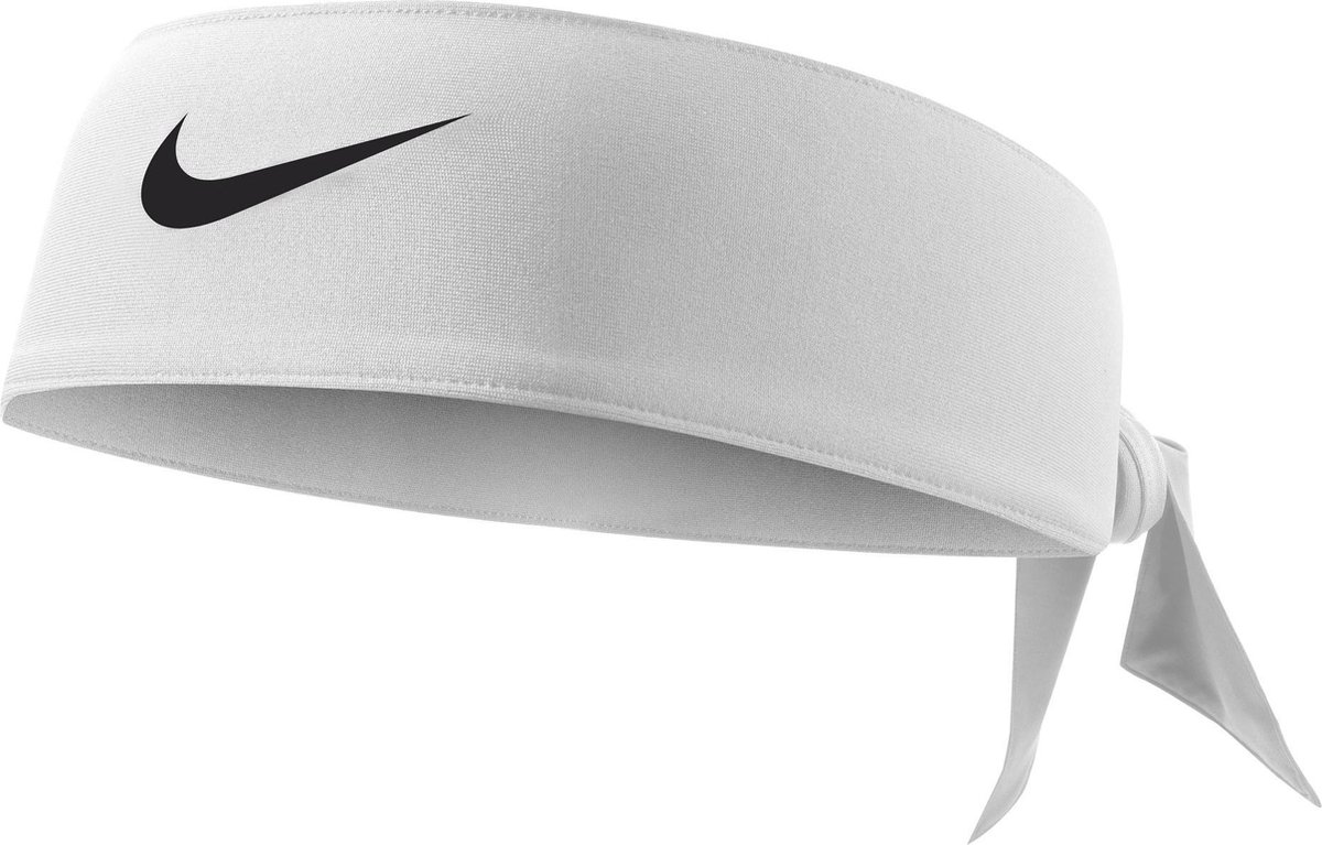 Bandeau Nike Dri-FIT Head Tie 3.0 (Sport) - Taille Unique - Unisexe - Blanc  / Noir | bol.com